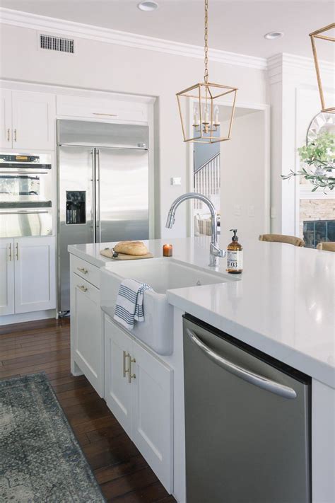 White And Bright Kitchen Reveal A Thoughtful Place In 2021 Bright