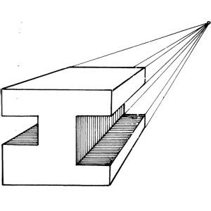 Gambar berikut adalah contoh gambar perspektif ruang kerja/ruang belajar. √ 55 Gambar Perspektif Materi Lengkap dan Contoh - Teknikece