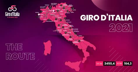 Un parcours très montagneux pour le giro 2021. Cyclisme/Giro 2021 - Le parcours et les équipes présentes ...
