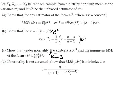 let x1 x2 xn be random sample from a