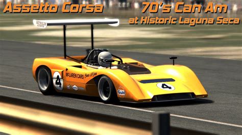Assetto Corsa S Can Am At Historic Laguna Seca Youtube