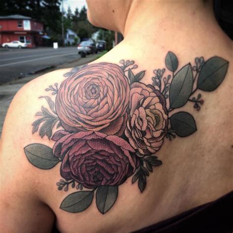 Image Result For Ranunculus Tattoo Flower Tattoo Shoulder Tattoos