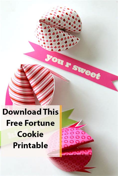 Fortune Cookie Printable