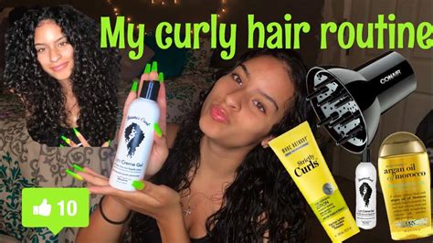 MY CURLY HAIR ROUTINE TIPS FOR HEALTHY HAIR YouTube