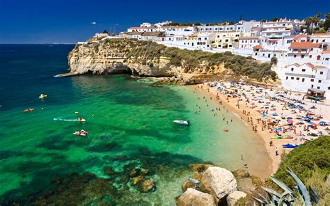 Carvoeiro Beach Lagoa Municipality Faro District Algarve Portugal