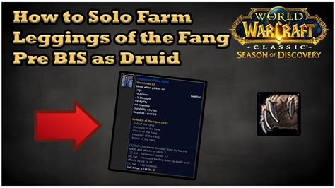 How To Solo Farm Wailing Cavern BiS Leggings Of The Fang As Druid WoW