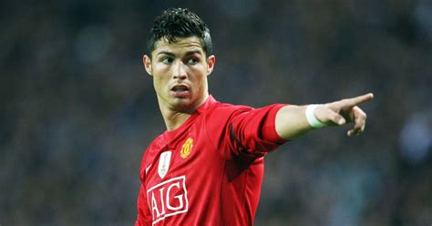 Manchester Uniteds Cristiano Ronaldo Playing In A Champions League