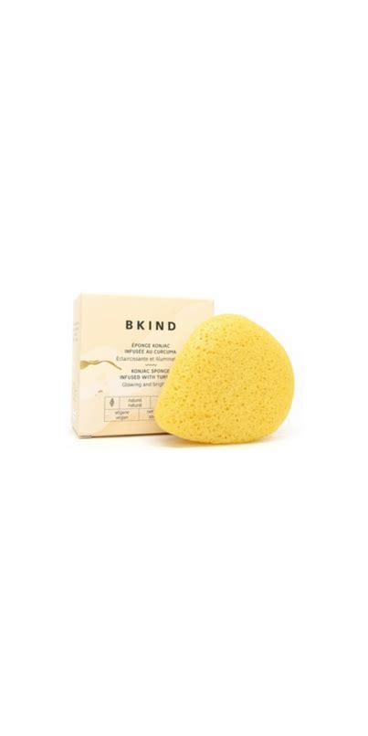 Buy BKIND Konjac Sponge Turmeric At Well Ca Free Shipping 35 In Canada