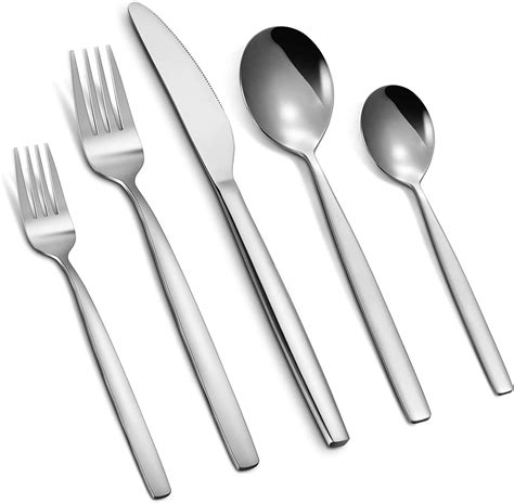 Mounchain 30 Piece Silverware Flatware Stainless Steel Cutlery Set For