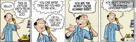 Phone Scam Cartoons And Comics Funny Pictures From Cartoonstock