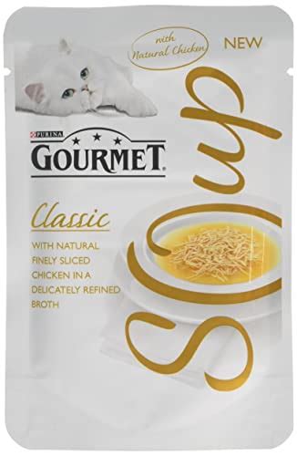 Sheba Classics Soup Cat Pouches With Chicken Fillets 4 X 40 G Pack