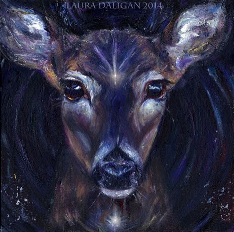 Shamanic Visionary Art And Painted Drums Giclee Print Visionary Art Deer