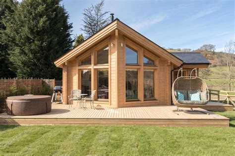 New Scandi Style Log Cabins Open Close To Snowdonia About Manchester