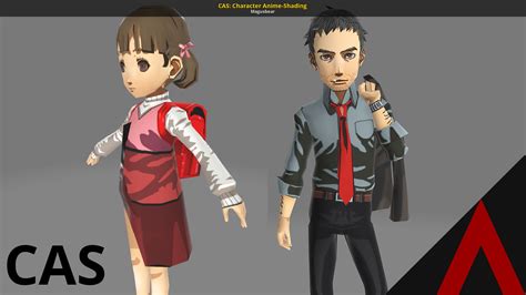 Cas Character Anime Shading Persona 4 Golden Pc 32 Bit Works In
