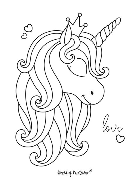 Unicorn Coloring Pictures Free Coloring Pages