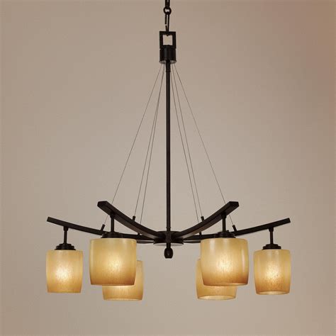 Raiden Collection Six Downlights Chandelier Traditional Dining Room