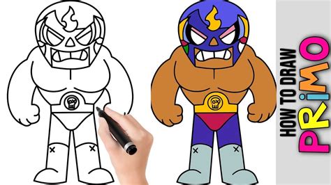 Identify top brawlers categorised by game mode to get trophies faster. How To Draw Primo From Brawl Stars ★ Cute Easy Drawings ...