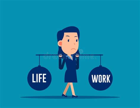 Work Life Balance Vector Stock Illustrations 4274 Work Life Balance
