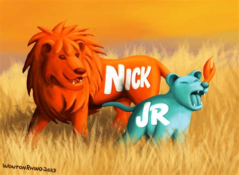 Nick Jr Logo Lions By Wontonrhino On Deviantart