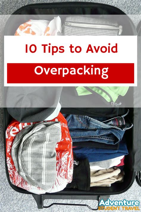 10 Tips To Avoid Overpacking Avoid Overpacking Overpacking 10 Things