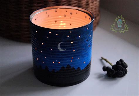 Recycled Tin Can Tin Can Candle Holder Zero Waste Products Etsy