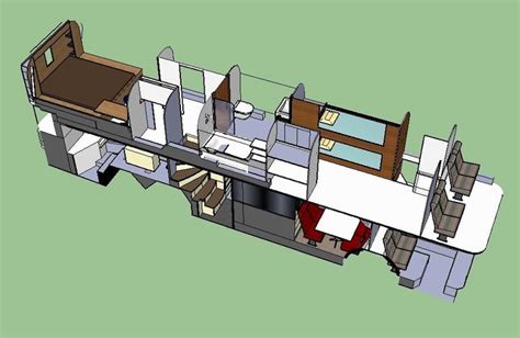 45 Lovely Collection Of School Bus Conversion Floor Plans Bus Living