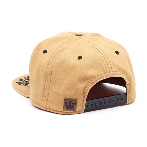 Colonel Flat Brim Baseball Cap Tan Os Goorin Brothers Touch