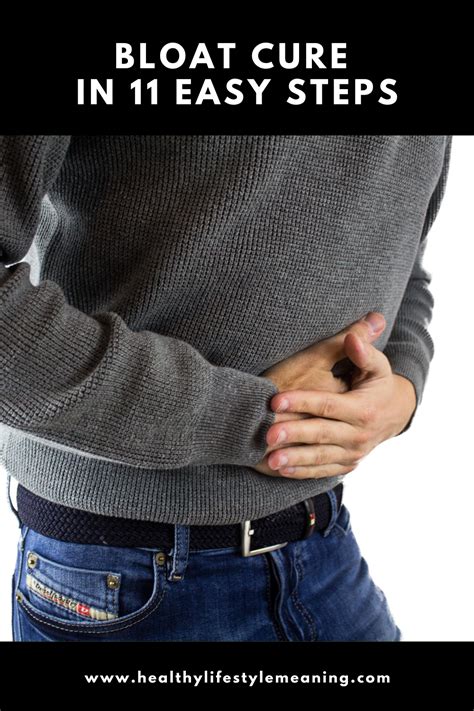 Bloat Cure in 11 Easy Steps - Healthy Lifestyle Meaning