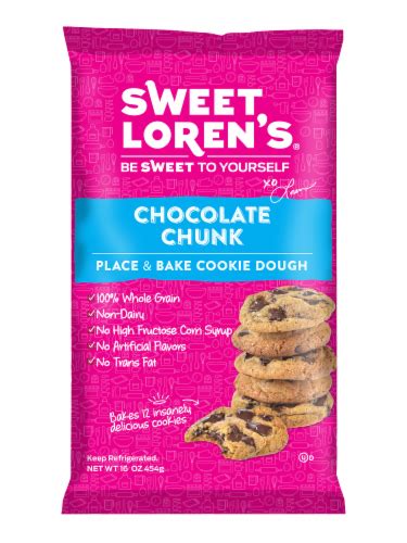 Sweet Lorens Chocolate Chunk Cookie Dough 16 Oz Fred Meyer