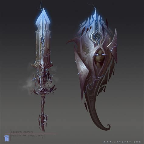 The Shield Of A The Storm Goddess And The Sword Of The Storm Goddess
