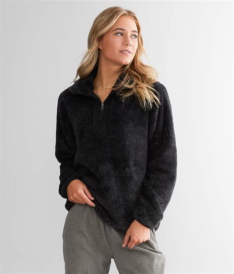 Liv Outdoor Noella Sherpa Fleece Pullover Womens Sweatshirts In