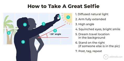 How To Take A Great Selfie 5 Selfie Tips For Mastering The Art Orbit