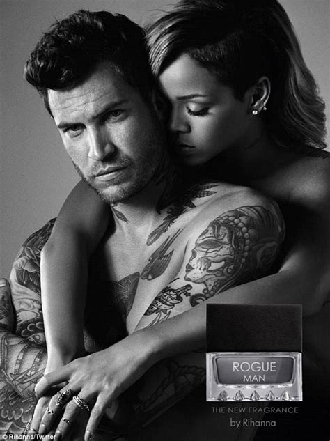 Rihanna Unveils Steamy Fragrance Ad Shots With Shirtless Male Model