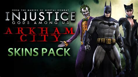 Injustice Gods Among Us Batman Arkham City Skins Gameplay Youtube