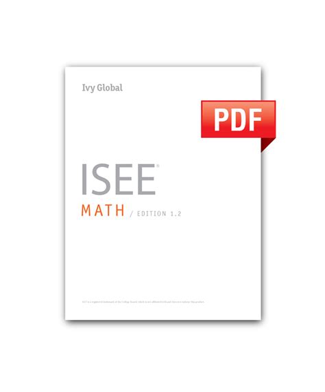 In the (x,y) coordinate system we normally write the. ISEE Math (PDF) — Ivy Global