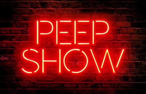 Peep Show Neon Sign Tube Neon Light Diy Neon Signs Custom Neon