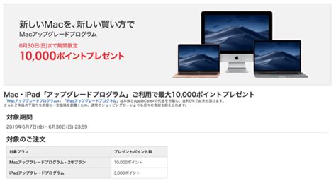 ビックカメラでmacとipadのアップグレードプログラムを6月30日まで実施 Macとbclと無線の時間