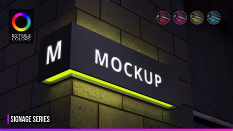 Shop Facade Logo Mockup