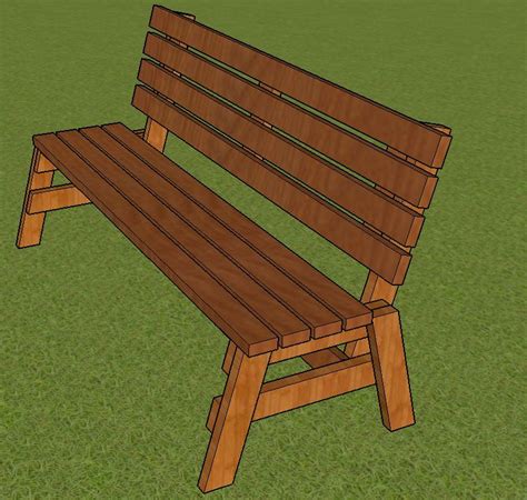 Plans For Park Bench Plans Ft Long Diy X Wood Construction Etsy Canada