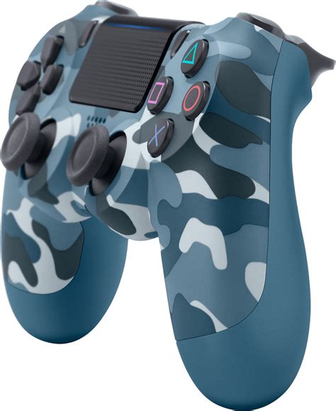 Games Playstation 4 Dualshock 4 Controller V2 Blue Camouflage Ps4