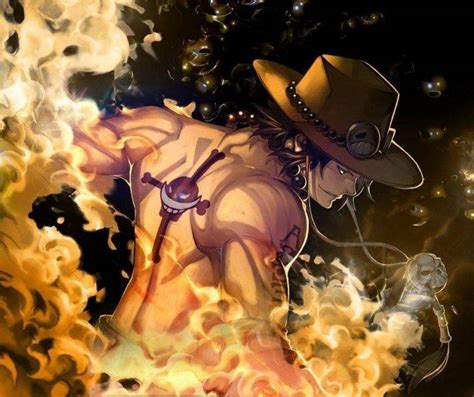 Portgas D Ace One Piece Fire Whitebeard Pirates Wallpapers Hd