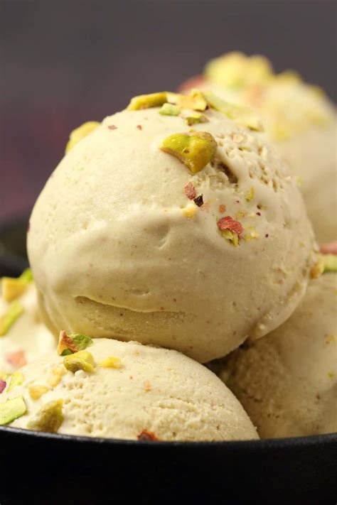 Besides the time needed for chilling and freezing the mixture, making homemade ice cream has a surprisingly short prep time. Vegan Pistachio Ice Cream - Loving It Vegan