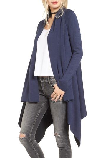Love By Design Two Tone Open Front Cardigan Nordstrom