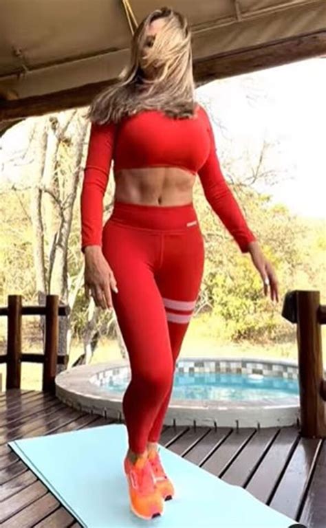 Carol Vorderman Flaunts Age Defying Abs And Peachy Bum As She Shows Off