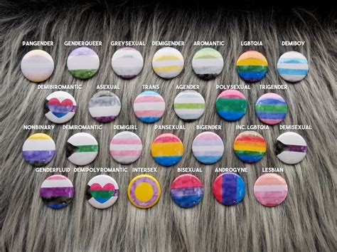 Agender Pride Badge Lgbt Pins Non Binary Gender Identity Etsy Canada