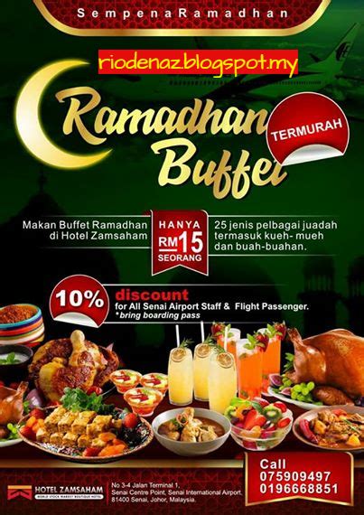 Terima kasih kerana mengadakan majlis di restoran selasih sri gelam. Rio Azzaro: Buffet Ramadhan Johor Bahru Termurah 2018