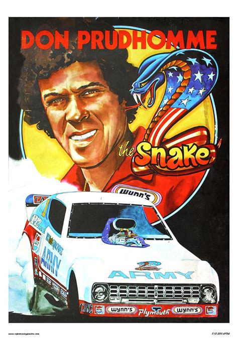 Don The Snake Prudhomme — Vintage Reproduction Racing Posters