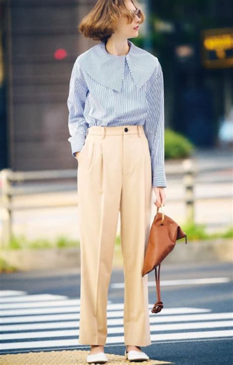 Colored Pants Casual Everyday Gisele Office Fashion Spring Outfit