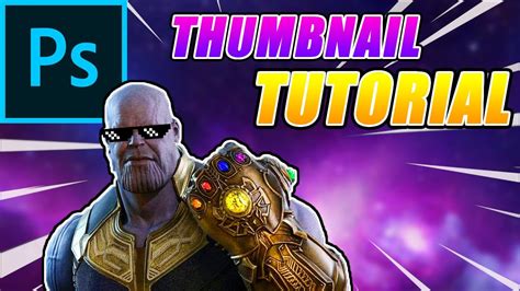 How To Make Thumbnails For Beginners Adobe Photoshop Tutorial