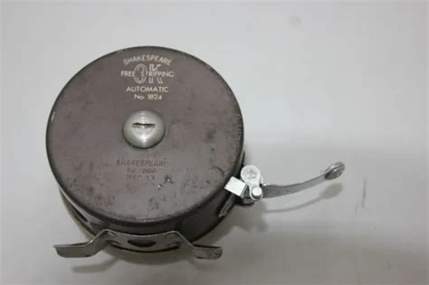 Vintage Shakespeare Ok Free Stripping No 1824 Automatic Fly Reel 12